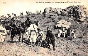 Algerie - Artillerie de Montagne
